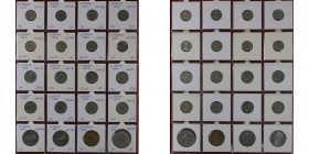 Europäische Münzen und Medaillen, Irland / Ireland, Lots und Sammlungen. 8 х 3 Pence 1950-1968, 8 х 6 Pence 1936-1952, 2 х 10 Pence 1976, 1980, 20 Pen...
