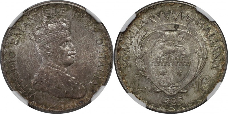 Europäische Münzen und Medaillen, Italien / Italy. Somalia - ital. Kolonie. Vitt...