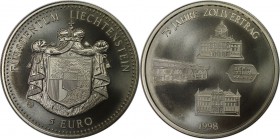 Europäische Münzen und Medaillen, Liechtenstein. Medaille 1998, Kupfer-Nickel. Stempelglanz