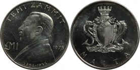 Europäische Münzen und Medaillen, Malta. Temi Zammit. 1 Pounds 1973, Silber. 0.31 OZ. KM 19. Stempelglanz