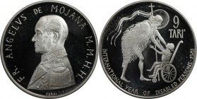Europäische Münzen und Medaillen, Malta. Internationales Jahr der behinderten Menschen. 9 Tari 1981, Silber. 0.26 OZ. KM X#86. Polierte Platte