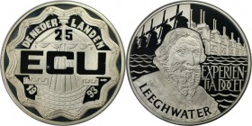 Europäische Münzen und Medaillen, Niederlande / Netherlands. Leechwater, Architekt und Ingenieur. 25 Ecu 1993, Silber. Polierte Platte
