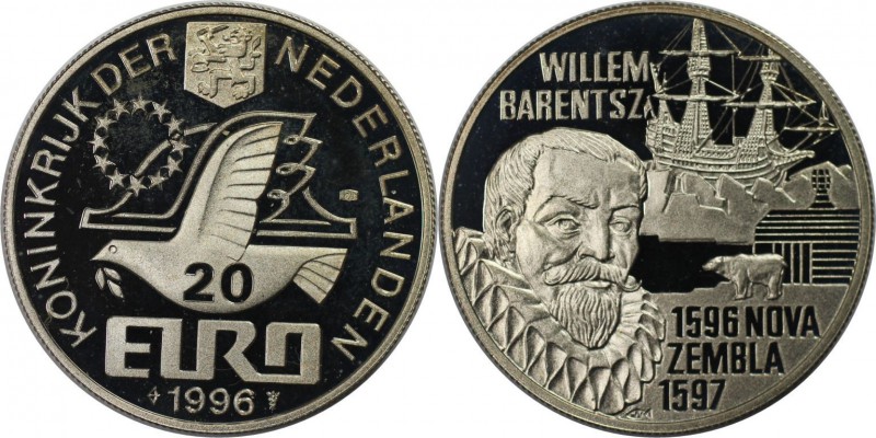 Europäische Münzen und Medaillen, Niederlande / Netherlands. Willem Barentsz. Me...