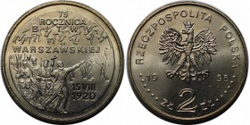Europäische Münzen und Medaillen, Polen / Poland. Warschauer Schlacht. 2 Zloty 1995, Kupfer-Nickel. KM Y#297. Stempelglanz, Haarkratzer
