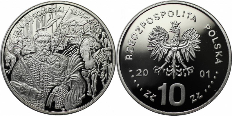 Europäische Münzen und Medaillen, Polen / Poland. Jan III. Sobiski. 10 Zloty 200...