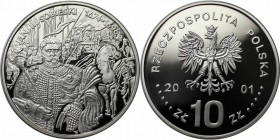 Europäische Münzen und Medaillen, Polen / Poland. Jan III. Sobiski. 10 Zloty 2001, Silber. 0.42 OZ. KM Y#425. Polierte Platte