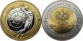 Europäische Münzen und Medaillen, Polen / Poland. Olympische Spiele Athen 2004. 10 Zloty 2004, Silber. 0.42 OZ. KM Y#518. Polierte Platte