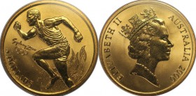 Weltmünzen und Medaillen, Australien / Australia. Sydney 2000 Olympics - Leichtathletik. 5 Dollars 1997, Aluminium-Bronze. KM 356. Stempelglanz