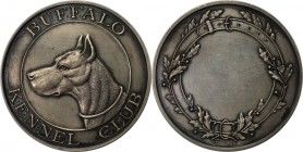 Medaillen und Jetons, Hundesport / Dog sports. "BUFFALO KENNEL CLUB - STERLING" Medaille ND. 50 mm. 46.11 g. Fast Stempelglanz