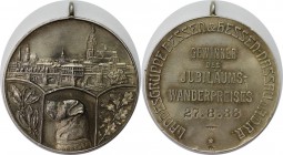 Medaillen und Jetons, Hundesport / Dog sports. ZMEDAILLEN. Silbermedaille 1933, für den Gewinner des Jubiläums-Wanderpreises für Rassehunde Landesgrup...