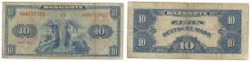 Banknoten, Deutschland / Germany. BRD: Bank Deutscher Länder (1948-1949). 10 Deutsche Mark 1948 Pick: 5a, Ro: 238, III Siehe scan!