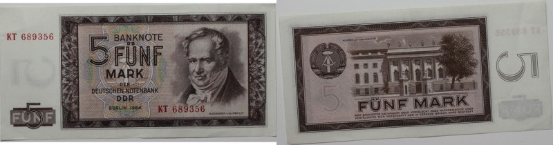 Banknoten, Deutschland / Germany. Deutsche Demokratische Republik (1948-1989). 5...