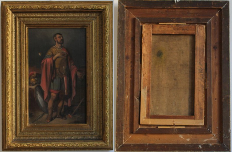 Kunst und Antiquitäten / Art and antiques. Ölgemälde. Motive: Römischer Legionär...