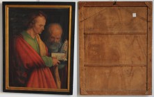 Kunst und Antiquitäten / Art and antiques. Gemälde. Albrecht Dürer (1471-1528). St. John und St. Peter. Reproduktion. Maße Gemälde: 95 x 71.5 cm. Maße...