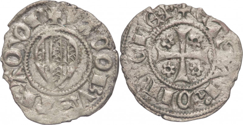 Bonaria/Cagliari - Giacomo d'Aragona (1323-1327) - minuto - MIR 5 - Ag - 0,58 g ...