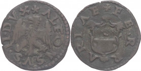 Ferrara - Alfonso II d'Este (1559-1597) - quattrino - MIR 327 - Ae - 0,73 g

SPL

SPEDIZIONE SOLO IN ITALIA - SHIPPING ONLY IN ITALY