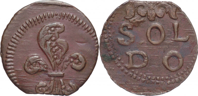 Modena - Francesco III d'Este (1737-1780) - Soldo - MIR 852 - Cu - gr. 1,86

S...