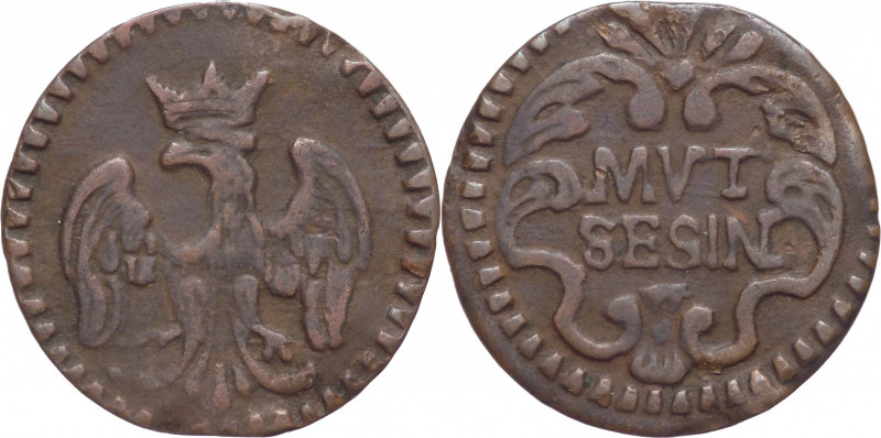 Modena - Rinaldo d’Este (1706-1737) - Sesino - MIR 841a - Cu - gr. 0,90

SPL
...