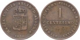 Ducato di Parma - Maria Luigia (1815-1847) - 1 centesimo 1830 - Gig.16 - Ae

MB 

SPEDIZIONE SOLO IN ITALIA - SHIPPING ONLY IN ITALY