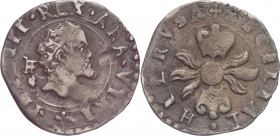 Regno di Napoli - Filippo II (1554-1598) - 1/2 carlino - MIR185/1 - Ag 1,34 g

mBB 

SPEDIZIONE SOLO IN ITALIA - SHIPPING ONLY IN ITALY