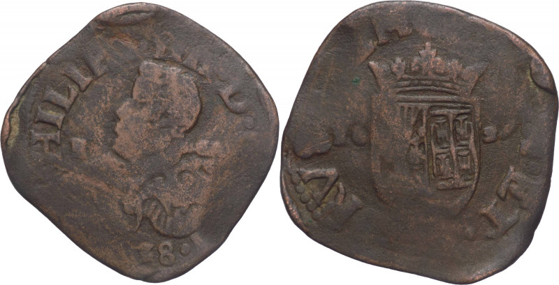 Regno di Napoli - Filippo IV (1621-1665) - Grano 1638 - Magliocca 71 - Cu - RARI...