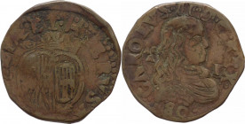 Regno di Napoli - Carlo II (1665-1700) - Grano 1680 - MIR 306/4 - Cu - gr. 8,55

MB

SPEDIZIONE SOLO IN ITALIA - SHIPPING ONLY IN ITALY