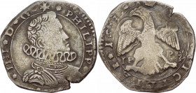 Regno di Sicilia - Filippo IV (1621-1665) - 4 tarì - 1653 - Giovanni Del Pozzo e Principe Del Parco, zecchieri - Spahr 31 , MIR 355 - Ag - 10,42 g

...