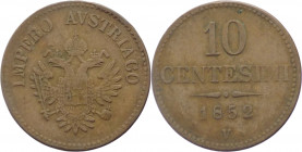 Regno Lombardo-Veneto - 10 centesimi 1852 V - Mont.309 - Cu

BB 

SPEDIZIONE SOLO IN ITALIA - SHIPPING ONLY IN ITALY