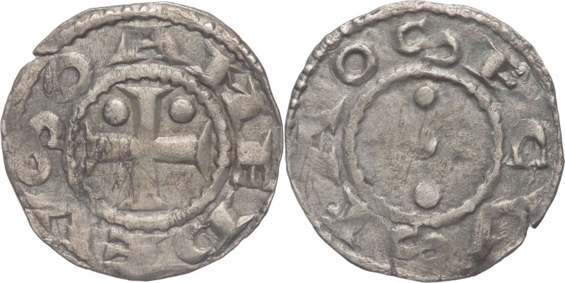 Savoia Antichi - Amedeo III (1103-1148) - deneraro secusino - MIR 18/A - Ag 0.76...