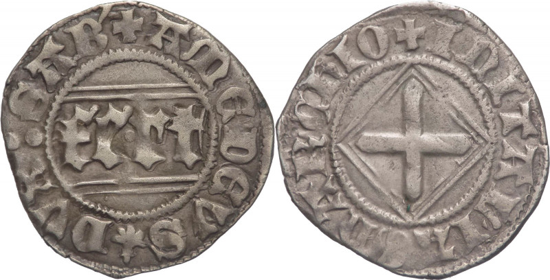 Savoia Antichi - Amedeo VIII (1416-1440) - 1/4 grosso - MIR 143 - Ag - 1,54 g - ...