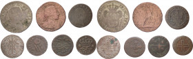 Savoia - lotto di 7 monete di taglio, anni e metalli vari 

med.BB 

SPEDIZIONE SOLO IN ITALIA - SHIPPING ONLY IN ITALY