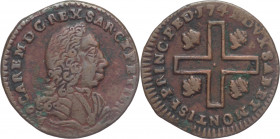 Regno di Sardegna - Carlo Emanuele III (1730-1773) - Cagliarese 1741 - Nomisma 95 - Ae - 2,23 g - MOLTO RARO (RR)

mBB 

SPEDIZIONE SOLO IN ITALIA...