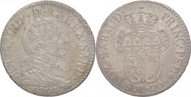 Regno di Sardegna - Vittorio Amedeo III (1773-1796) - 20 soldi 1794 - MIR 990a - Mi - 5,07 g

SPL

SPEDIZIONE SOLO IN ITALIA - SHIPPING ONLY IN IT...