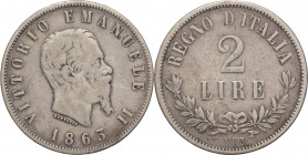 Regno d'Italia - Vittorio Emanuele II (1861-1878) - 2 Lire 1863 Napoli "valore"- Gig.58 - Ag . NON COMUNE

mMB 

SPEDIZIONE SOLO IN ITALIA - SHIPP...
