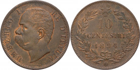 Regno d'Italia - Umberto I (1878-1900) - 10 centesimi 1894 BI - Gig. 50 - Cu

qSPL

SPEDIZIONE SOLO IN ITALIA - SHIPPING ONLY IN ITALY