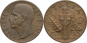 Regno d'Italia - Vittorio Emanuele III (1900-1943) - 10 centesimi 1940 Impero - Gig. 252 - Ba 

mSPL

SPEDIZIONE SOLO IN ITALIA - SHIPPING ONLY IN...