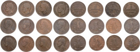 Regno d'Italia - Vittorio Emanuele III (1900-1943) - lotto di 12 monete da 2 centesimi di anni vari - Ae

med.mBB 

SPEDIZIONE SOLO IN ITALIA - SH...