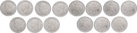 Regno d'Italia - Vittorio Emanuele III (1900-1943) - lotto di 7 monete da 1 lira impero 1941 - Ac 

Alta conservazione

SPEDIZIONE SOLO IN ITALIA ...