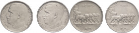 Regno d'Italia - Vittorio Emanuele III (1900-1943) - lotto di 2 monete da 50 centesimi 1925 C/ liscio e rigato - Ni

med.mBB 

SPEDIZIONE SOLO IN ...