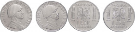 Albania - Vittorio Emanuele III (1939-1943) - lotto di 2 monete da 1 lek 1939 magnatico e antimagnetico - Ac

med.mSPL

SPEDIZIONE SOLO IN ITALIA ...