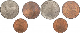 AFIS (1950) - lotto di 3 monete - 1950 - metalli vari 

FDC

SPEDIZIONE SOLO IN ITALIA - SHIPPING ONLY IN ITALY