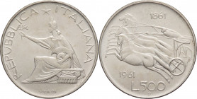 Repubblica Italiana (dal 1946) - Monetazione in lire (1946-2001) - 500 Lire 1961 "Centenario dell'unità d'Italia" - Gig.41 - Ag

FDC

SPEDIZIONE I...