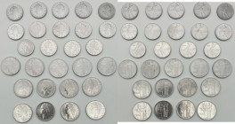Repubblica Italiana (dal 1946) - Monetazione in lire (1946-2001) - lotto di 27 monete da 50 lire 1954-1967; 100 lire 1955-67 - Ac 

med.SPL

SPEDI...