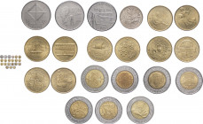 Repubblica Italiana (dal 1946) - Monetazione in lire (1946-2001) - lotto di 21 monete da 100, 200 e 500 - metalli vari 

FDC

SPEDIZIONE SOLO IN I...
