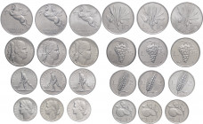 Repubblica Italiana (dal 1946) - Monetazione in lire (1946-2001) - lotto di 12 monete, 3 serie complete 1948,1949 e 1950 - It 

med.qFDC

SPEDIZIO...