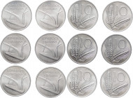 Repubblica Italiana (dal 1946) - Monetazione in lire (1946-2001) - lotto di 6 pezzi da 10 lire 1965 - It

med.qFDC

SPEDIZIONE IN TUTTO IL MONDO -...