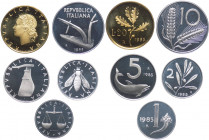 Repubblica Italiana (dal 1946) - Monetazione in lire (1946-2001) - lotto di 5 monete 1985 - metalli vari

FS

SPEDIZIONE IN TUTTO IL MONDO - WORLD...