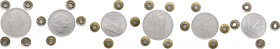 Repubblica Italiana (dal 1946) - Monetazione in lire - (1946-2001) - lotto di 3 monete da 100, 50 e 10 lire 1965 - Perizia Raponi Lucio (100 lire SPL/...