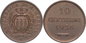 San Marino - Vecchia Monetazione (1864-1938) - 10 centesimi 1938- Gig.36 - Cu

FDC

SPEDIZIONE SOLO IN ITALIA - SHIPPING ONLY IN ITALY