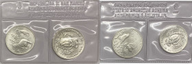 San Marino - Anno 1993 - Cofanetto contenente Dittico di due monete d'argento da 500 e da 1000 Lire.Cofannetto contenente due valori da 500 e da 1000 ...